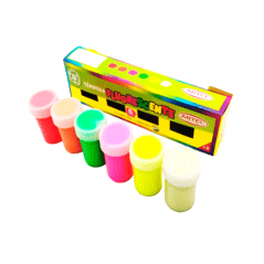 Tempera Fluorescente 6 colores