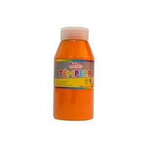 Tempera 500 Ml Naranja Artel
