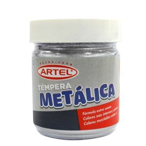 Tempera Metalica Plata 100ml